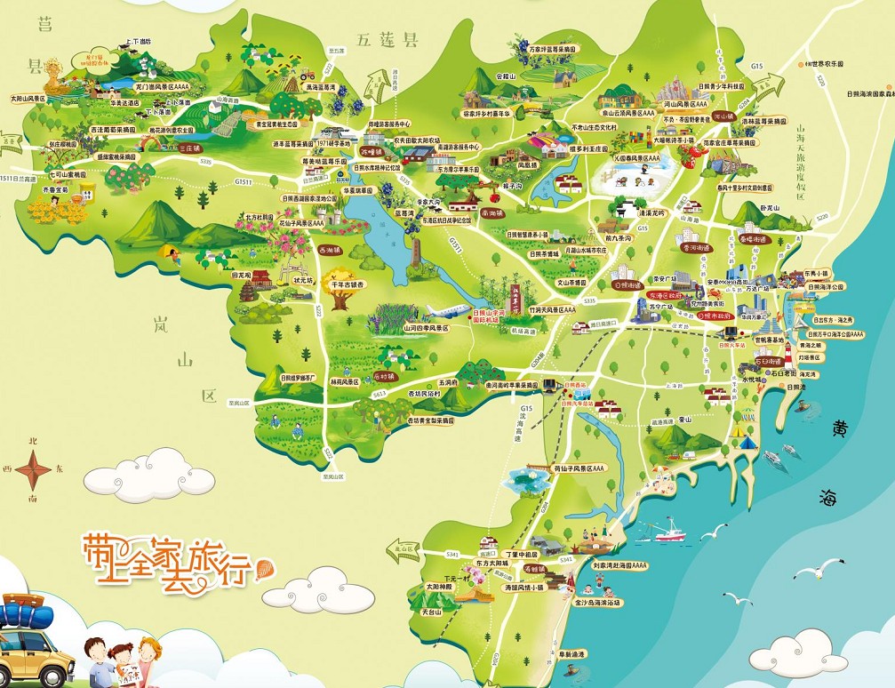 浮山景区使用手绘地图给景区能带来什么好处？