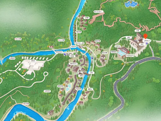 浮山结合景区手绘地图智慧导览和720全景技术，可以让景区更加“动”起来，为游客提供更加身临其境的导览体验。